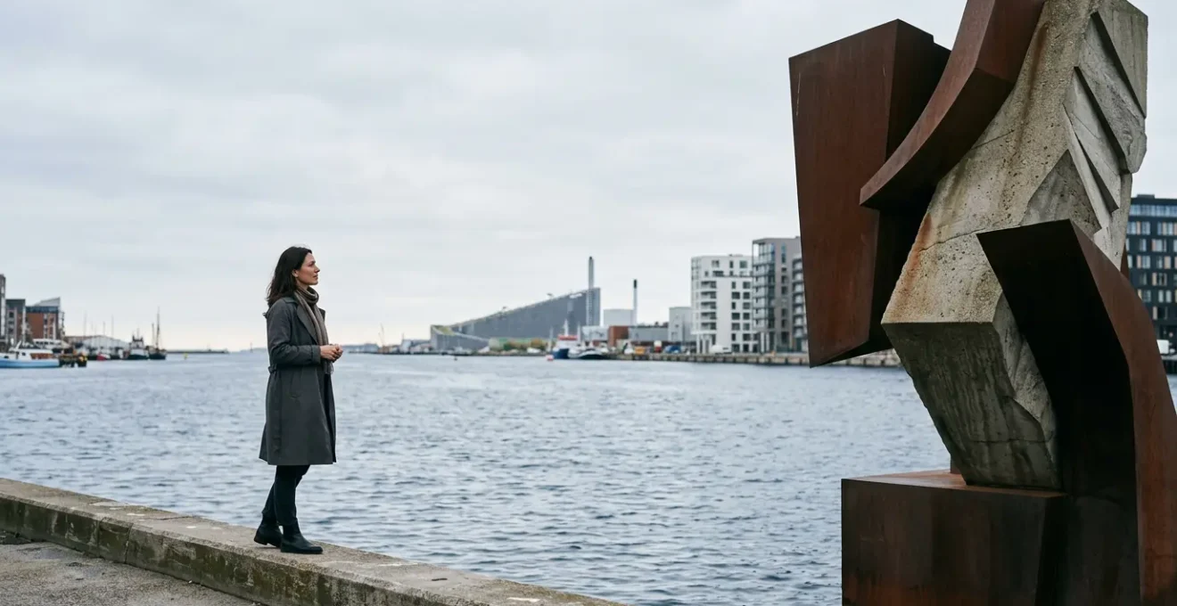 Visitor experiencing world-class contemporary art in Copenhagen's vibrant cultural landscape