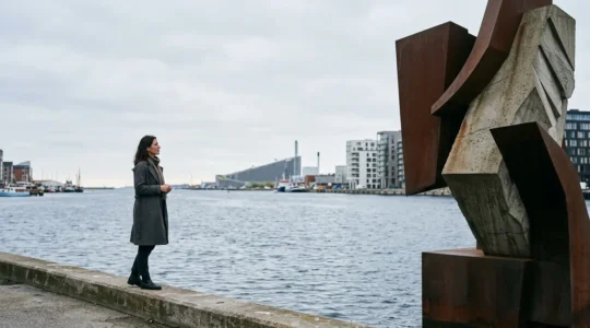 Visitor experiencing world-class contemporary art in Copenhagen's vibrant cultural landscape