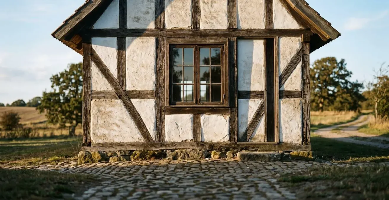 Traditional Danish farmstead architecture showcasing historical rural building structures